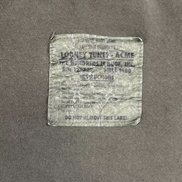 THE HUNDREDS X ACME DYNAMITE Wile E Coyote Road Runner Looney Tunes Hoodie Small - Picture 3 of 6